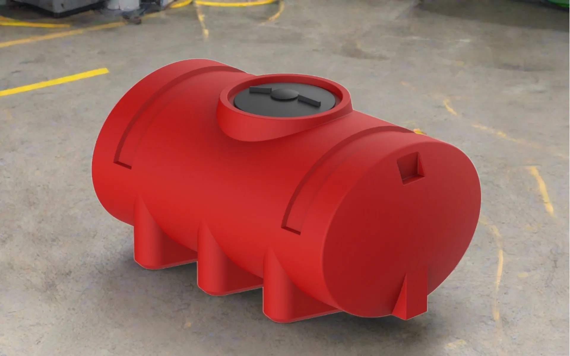 1000L Horizontal Petrol Tank