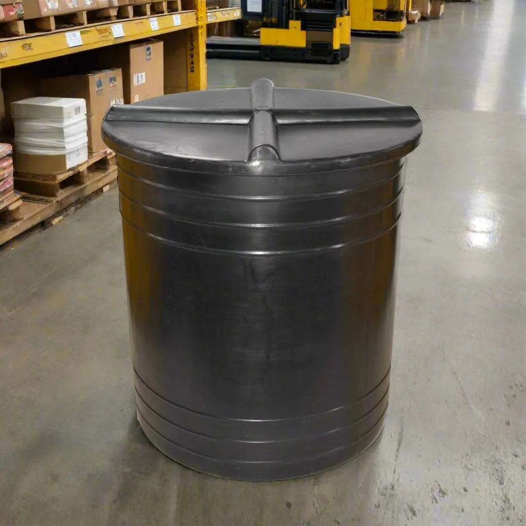 1000L Round Drum With Loose Fitting Lid (RD1000)