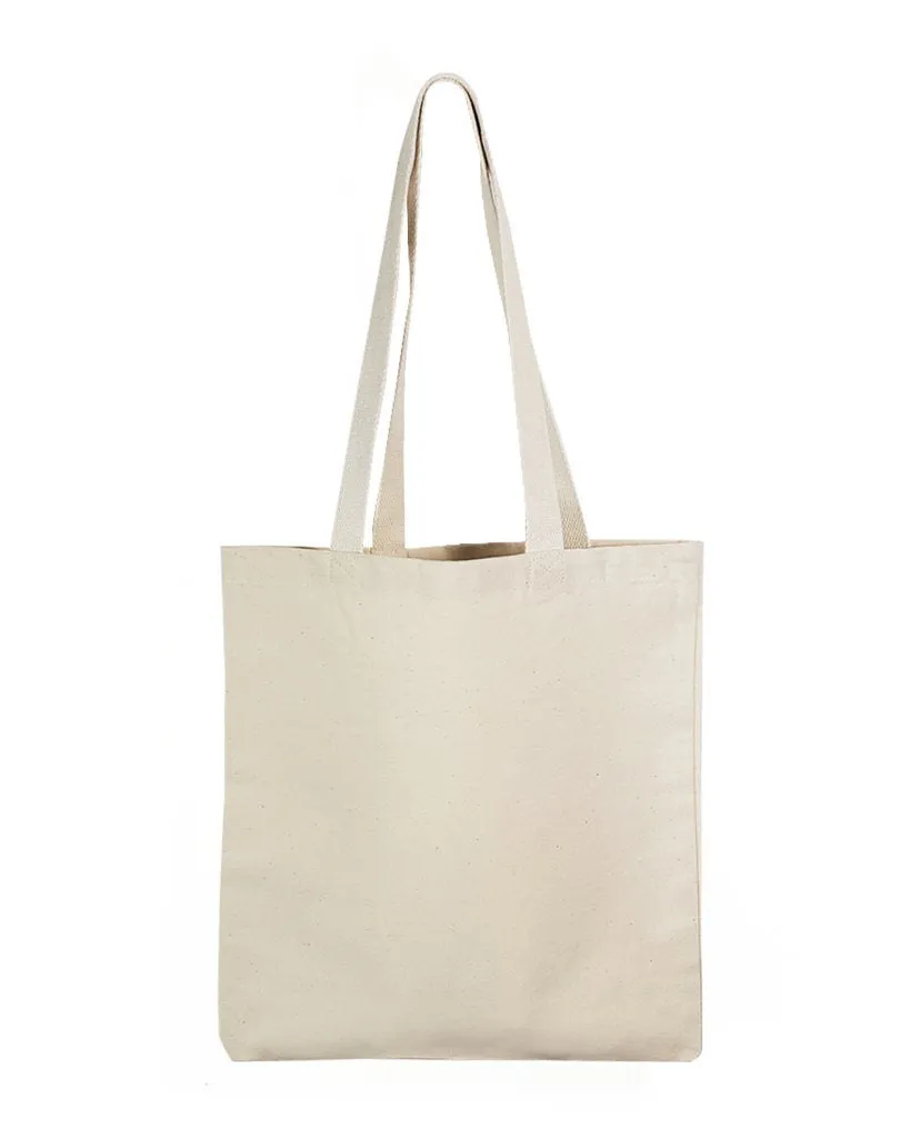 12 ct Economical Canvas Convention Tote Bag with Web Handles - TB204T - By Dozen