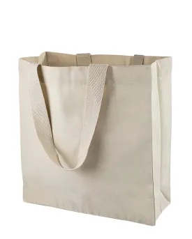 12 ct Ultimate Canvas Shopper Tote Bag / Grocery Bag - By Dozen