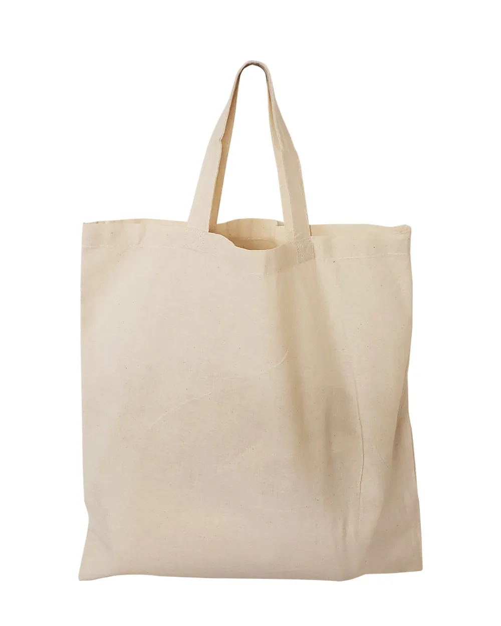 15" Short Handle 100% Cotton Tote Bags / Document Holder Totes