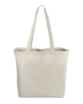 18" Med/Large Size Value Canvas Tote Bag with Long Handles - TG218