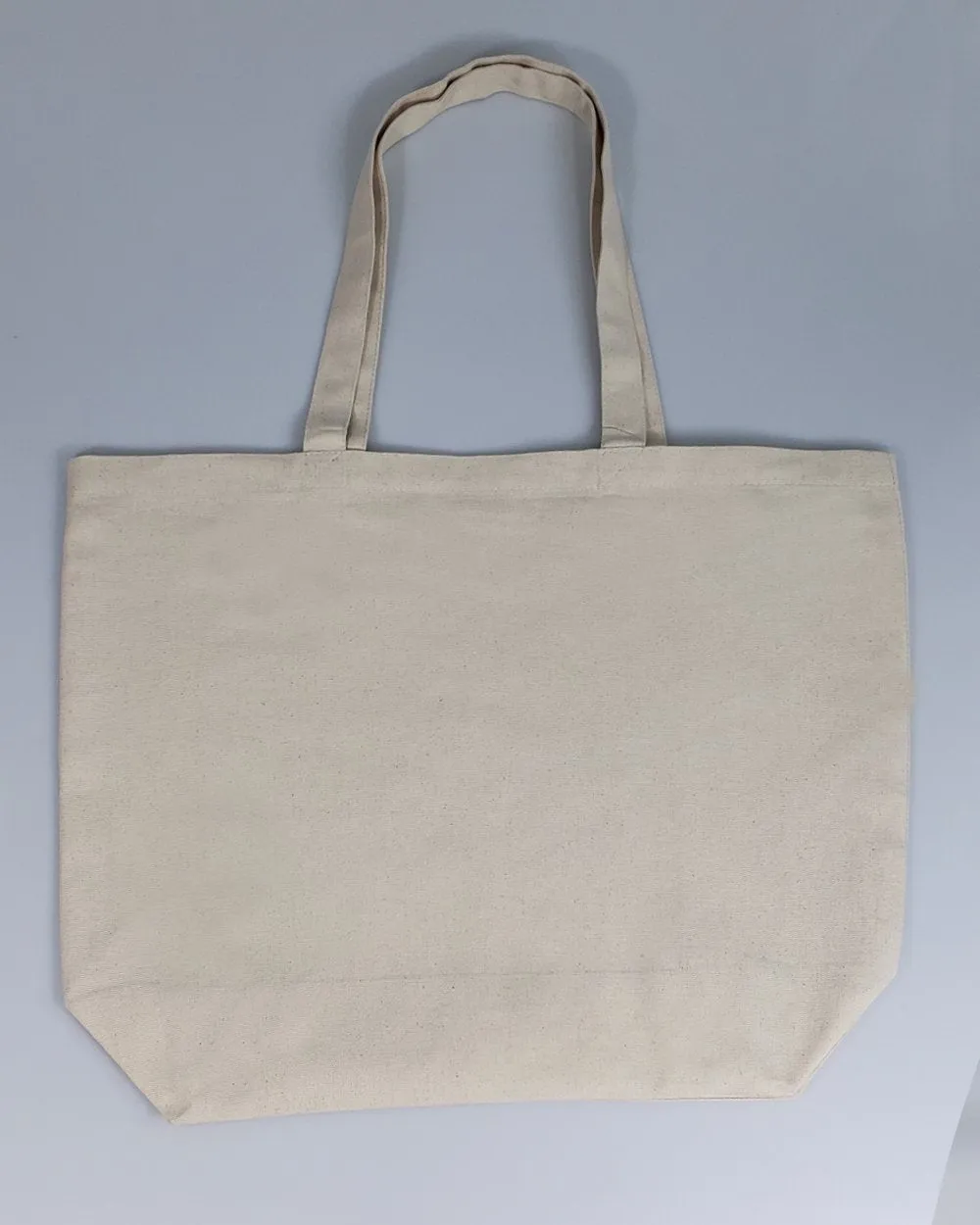 18" Med/Large Size Value Canvas Tote Bag with Long Handles - TG218