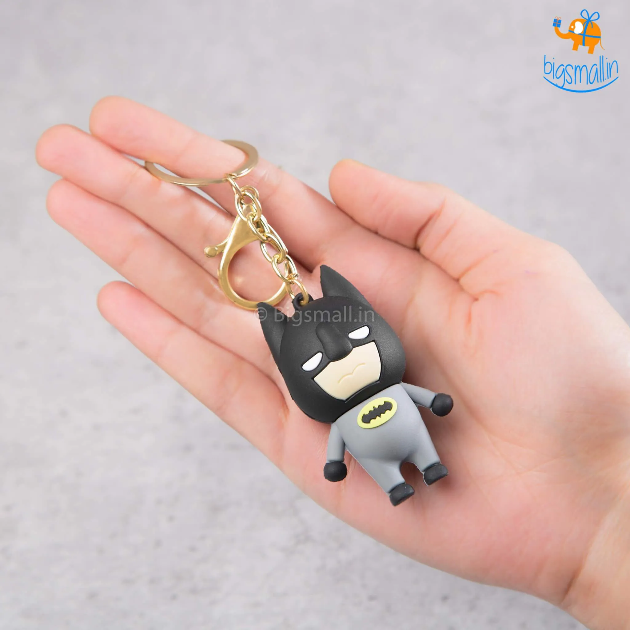 3D Batman PVC Keychain