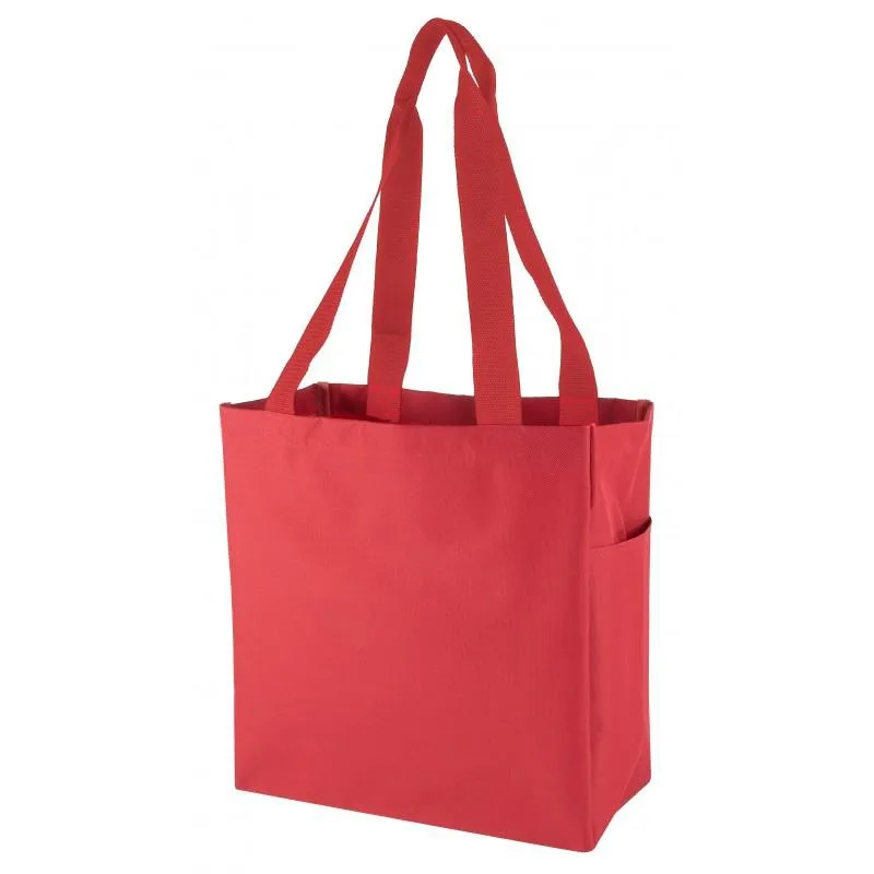 48 ct Polyester Value Essential Tote Bags Large Size - By Case