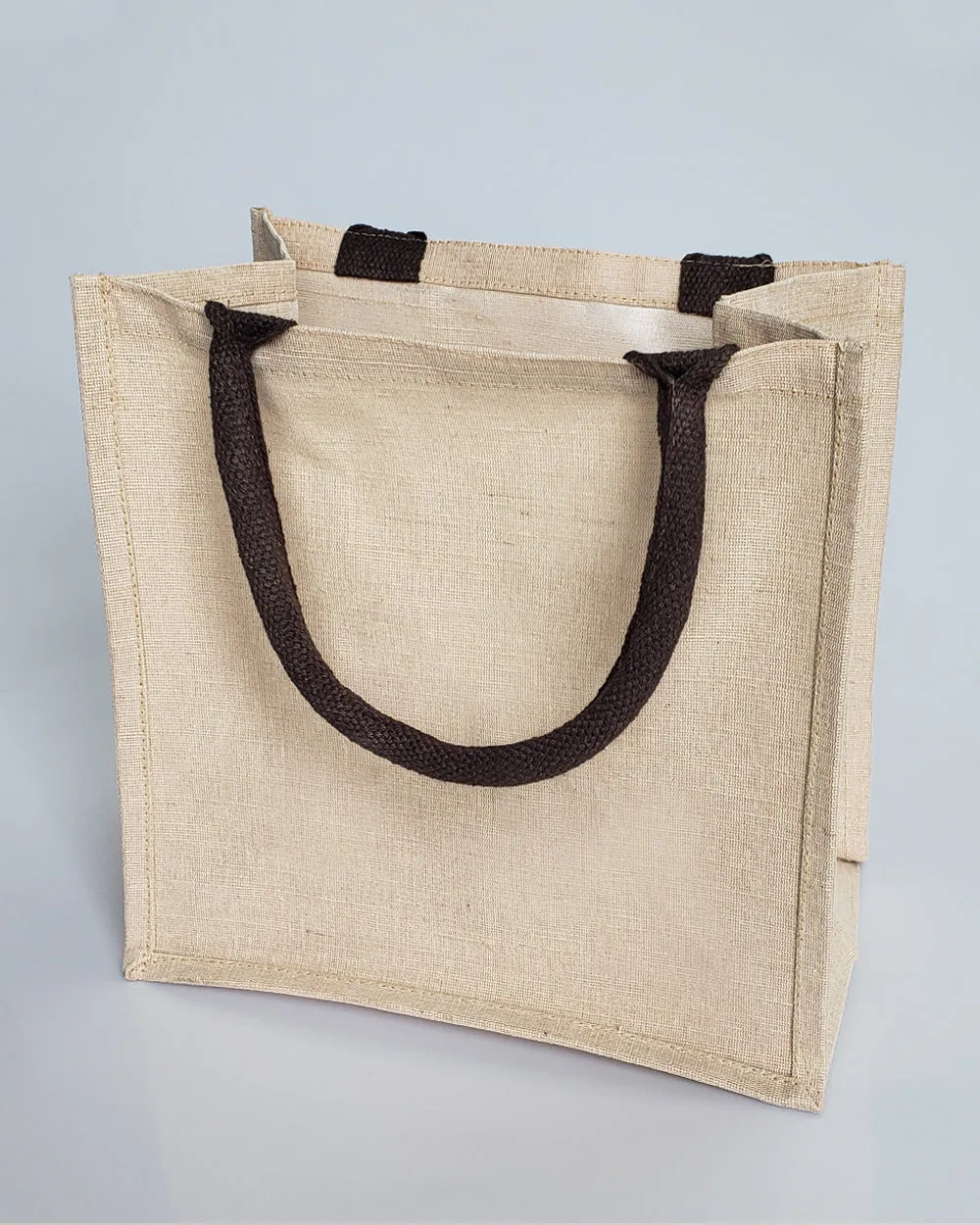 6 ct Cute Burlap Bags - JuCo Totes (Jute & Cotton Blend) - By Bundle