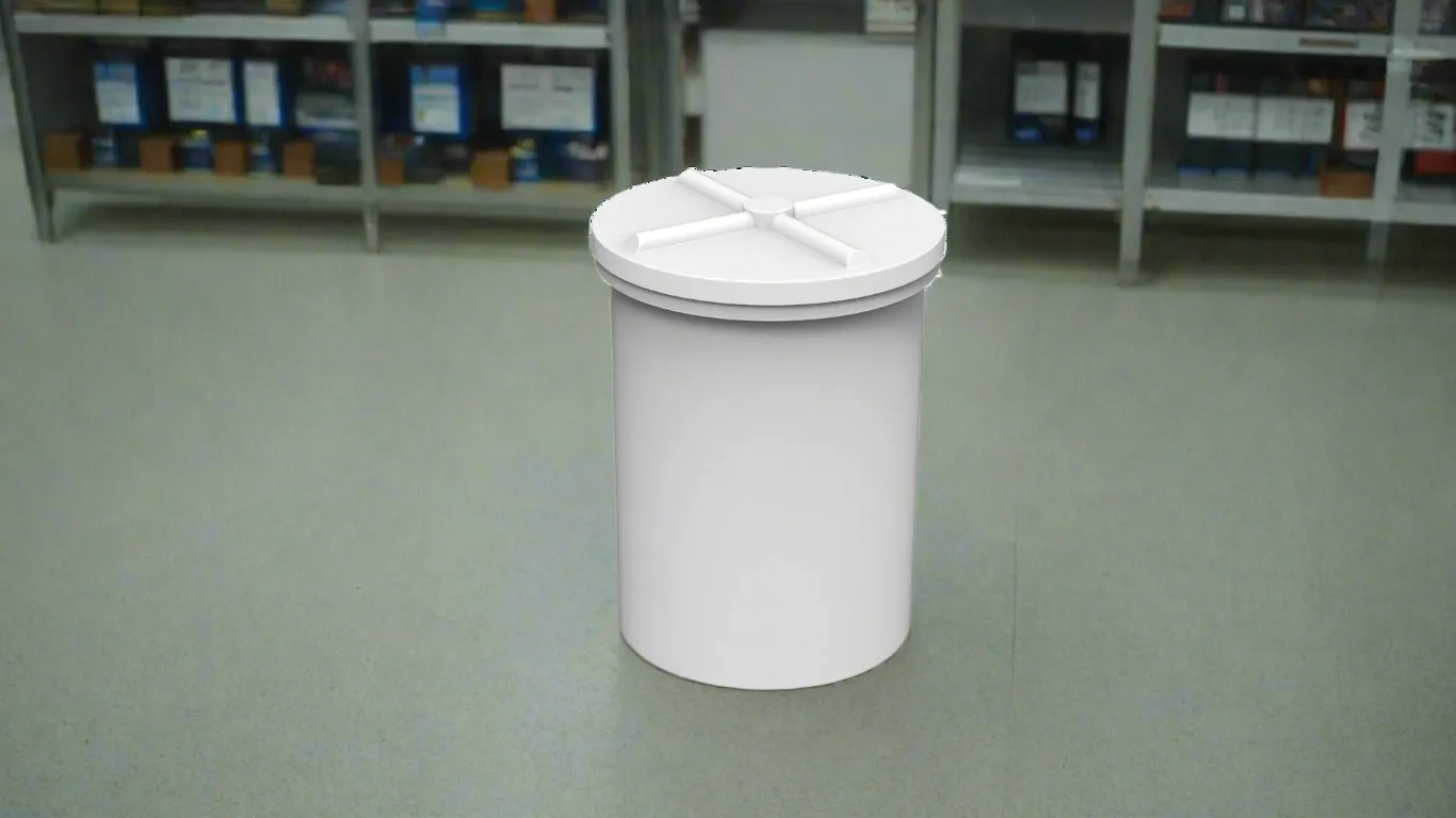 750L Round Drum With Loose Fitting Lid (RD0750)