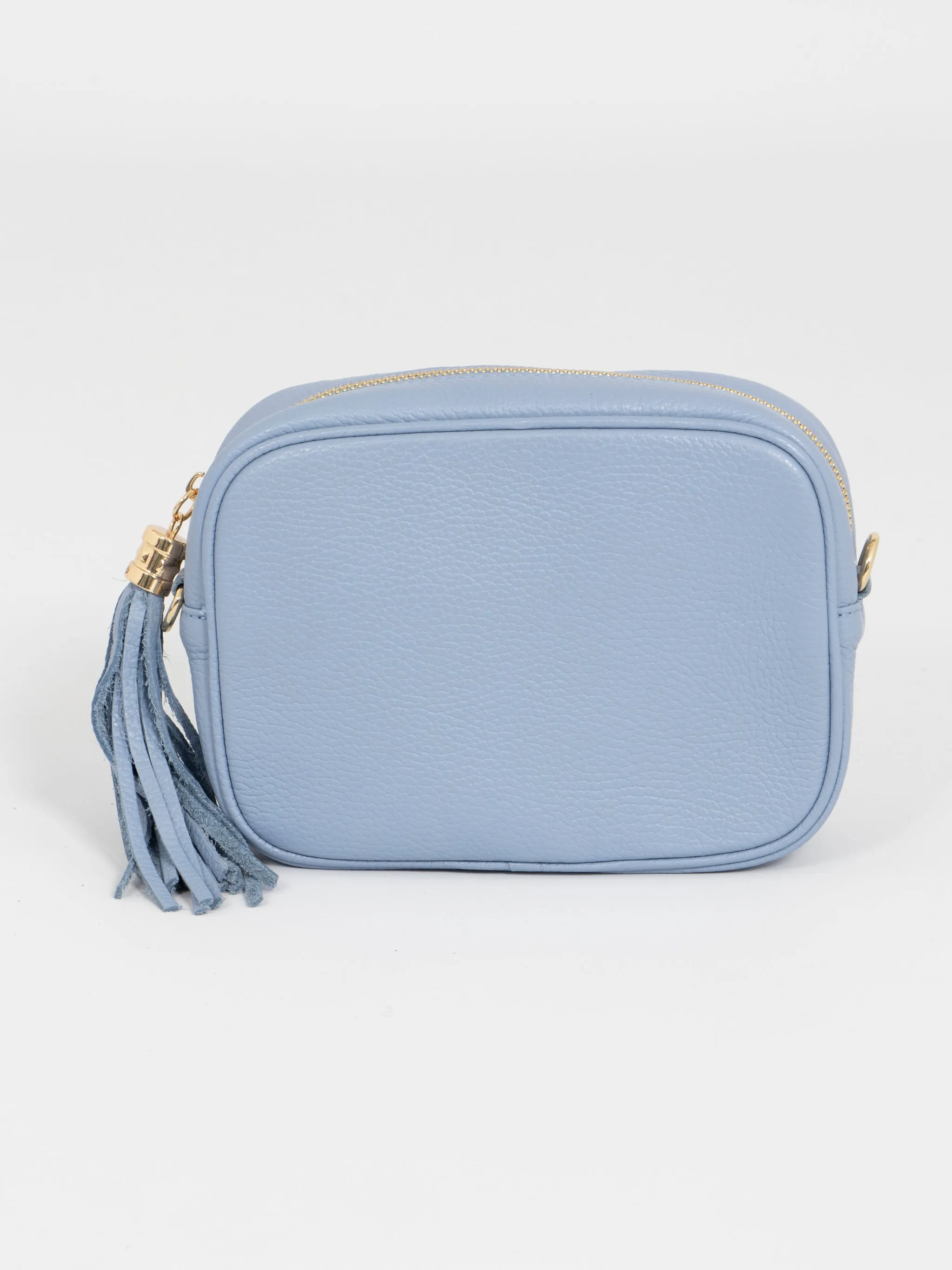 Beau Crossbody Bag - Azure Blue, Pebbled