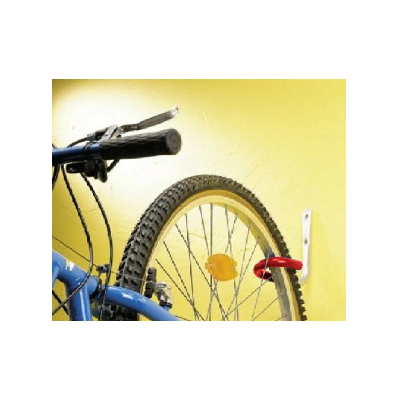 Bike Storage Curved Hook 25kg Wall Mounted Wheel Bracket