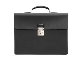 Black Louis Vuitton Leather Briefcase