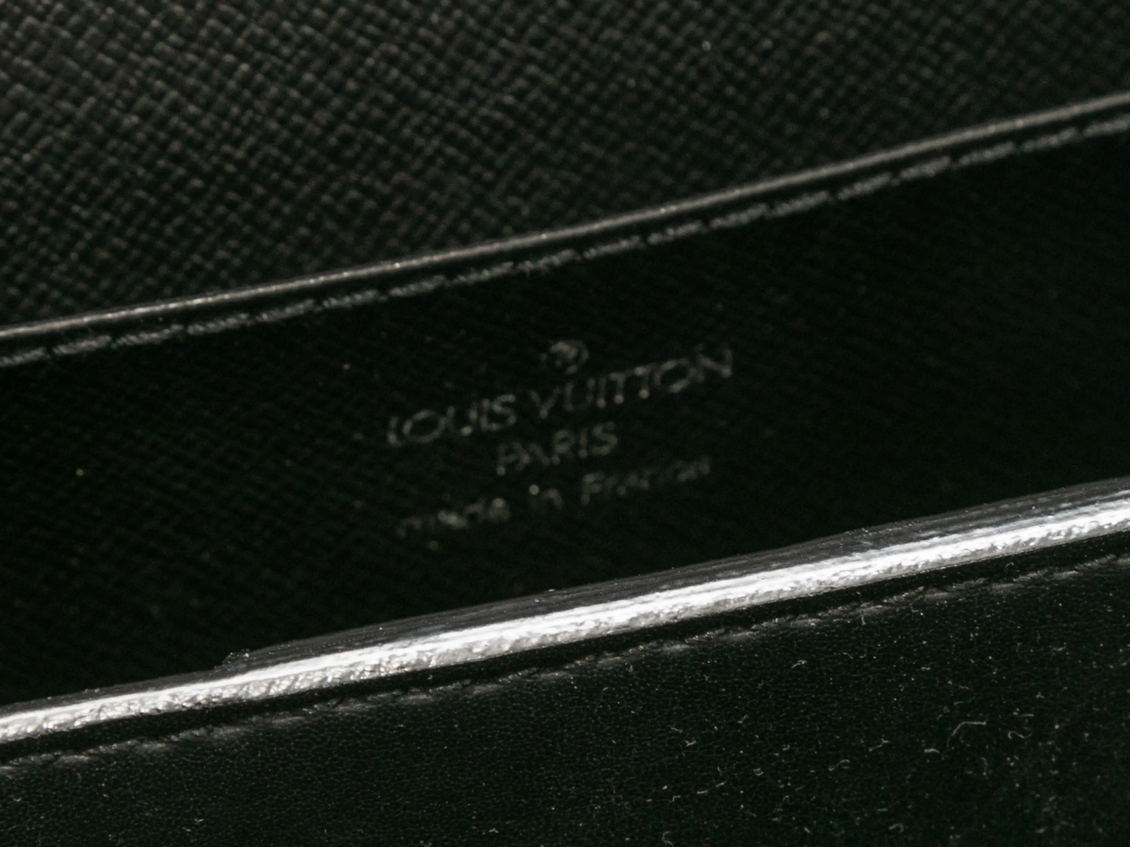 Black Louis Vuitton Leather Briefcase