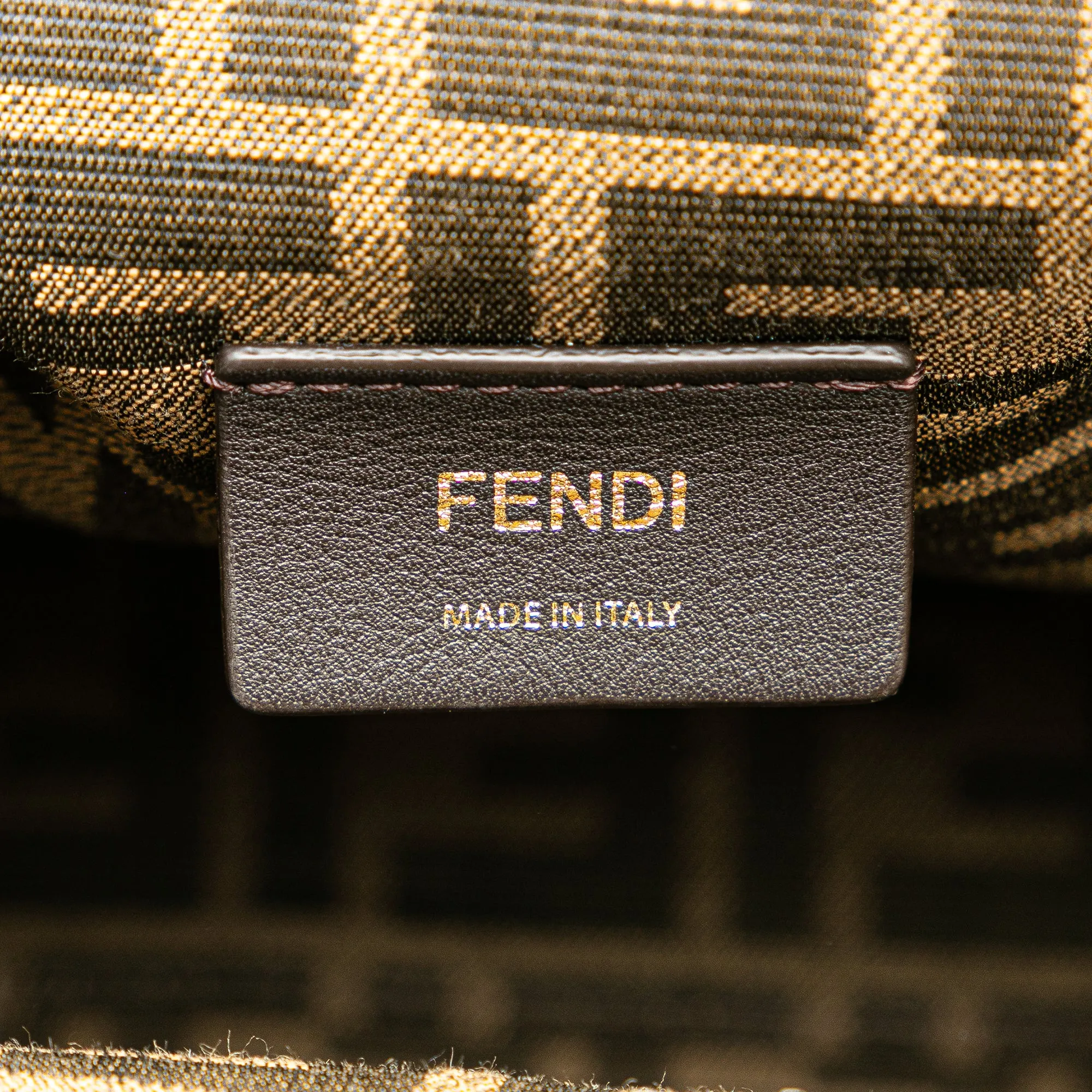 Blue Fendi Medium Leather Fendi First Shoulder Bag