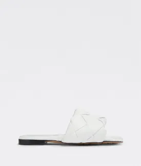 BOTTEGA VENETA LIDO NAPPA LEATHER FLAT MULES