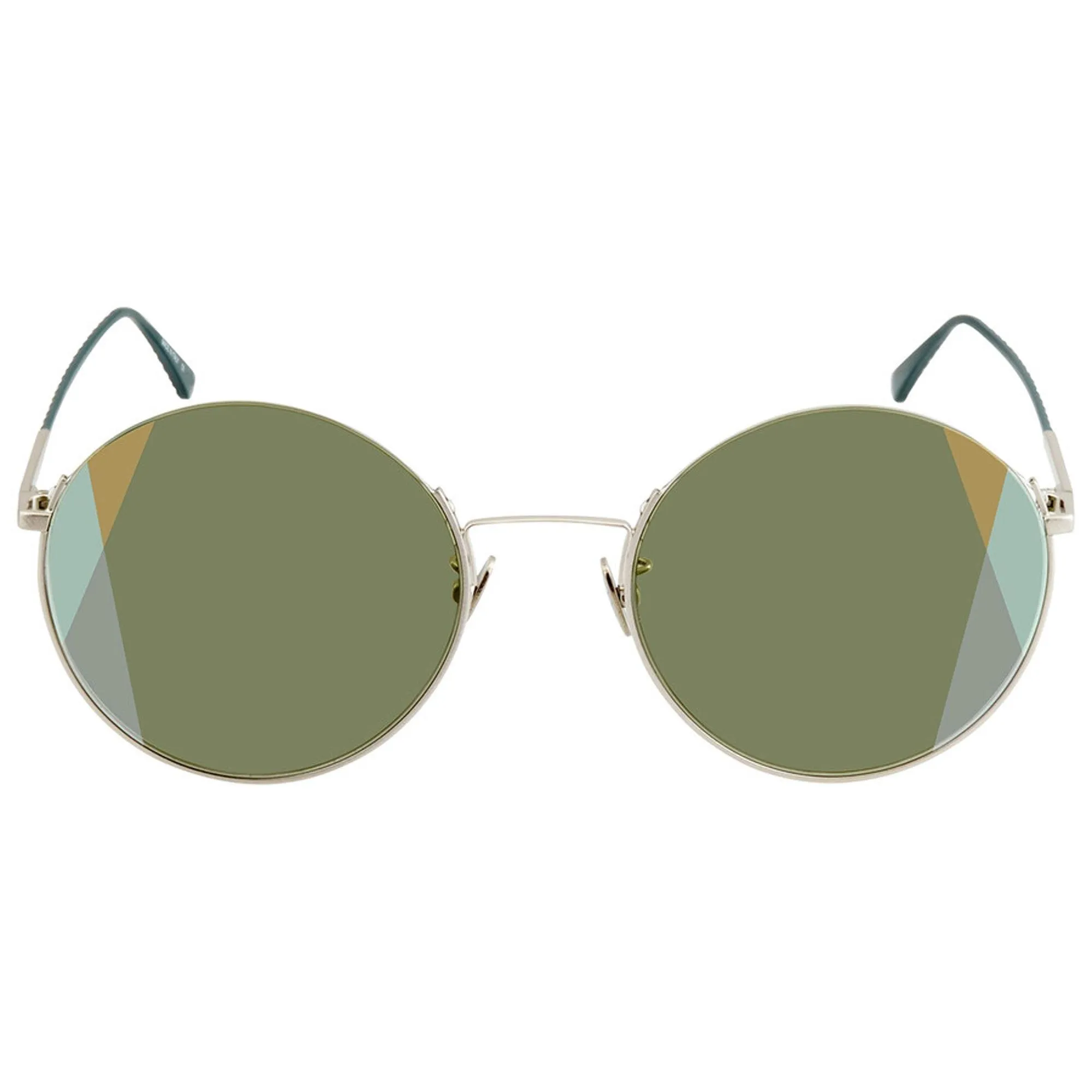 Bottega Veneta Women's Sunglasses - Green Lens Metal Frame | BV0246S-30006498004