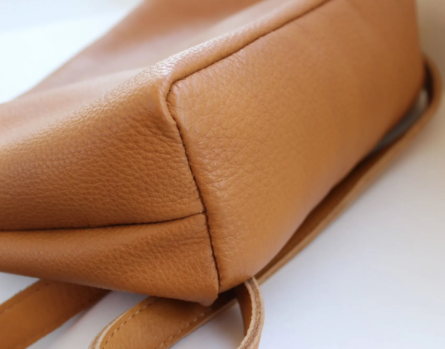 Brown Leather Crossbody Messenger Bag