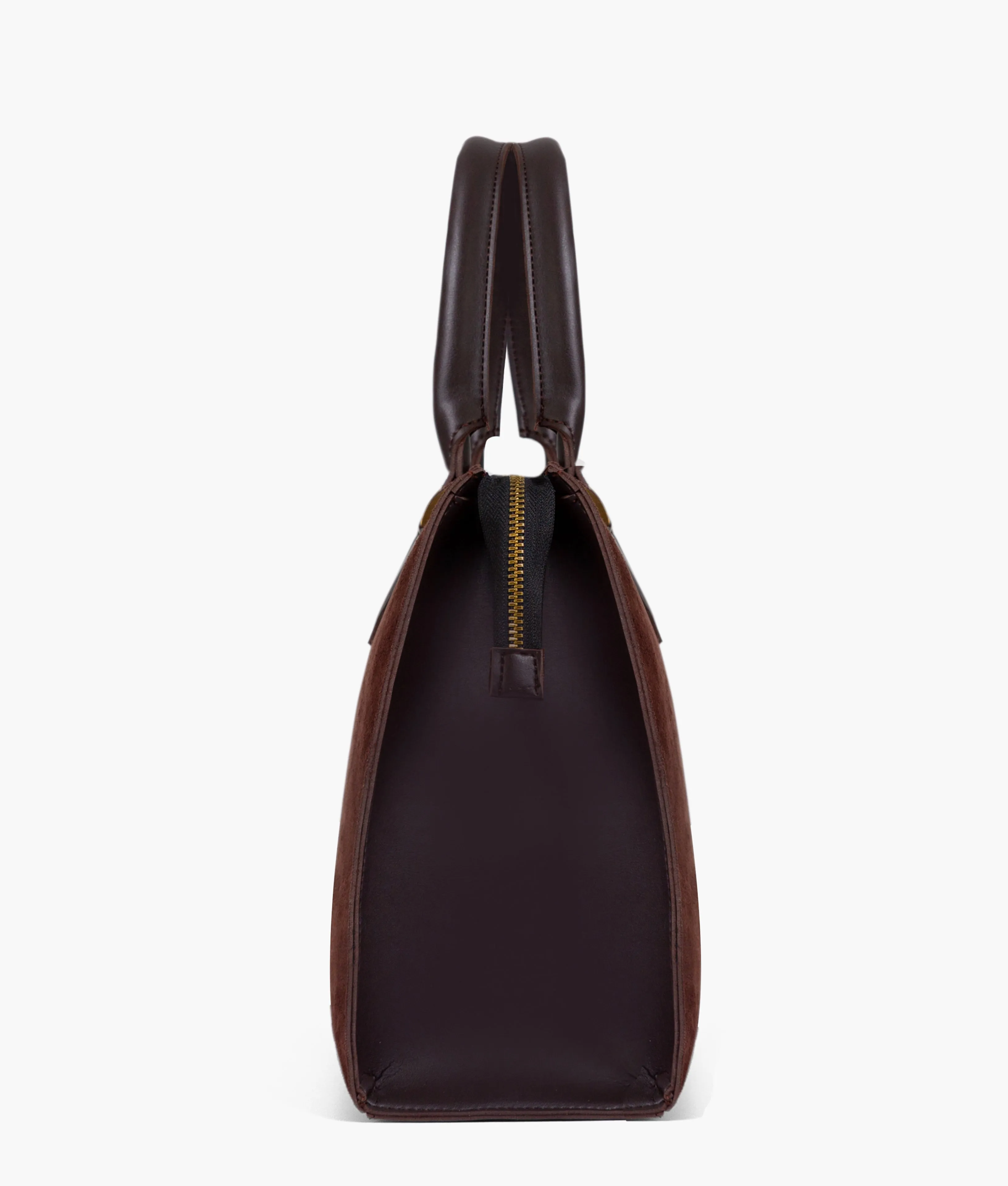 Brown Velvet Handbag For Women 599