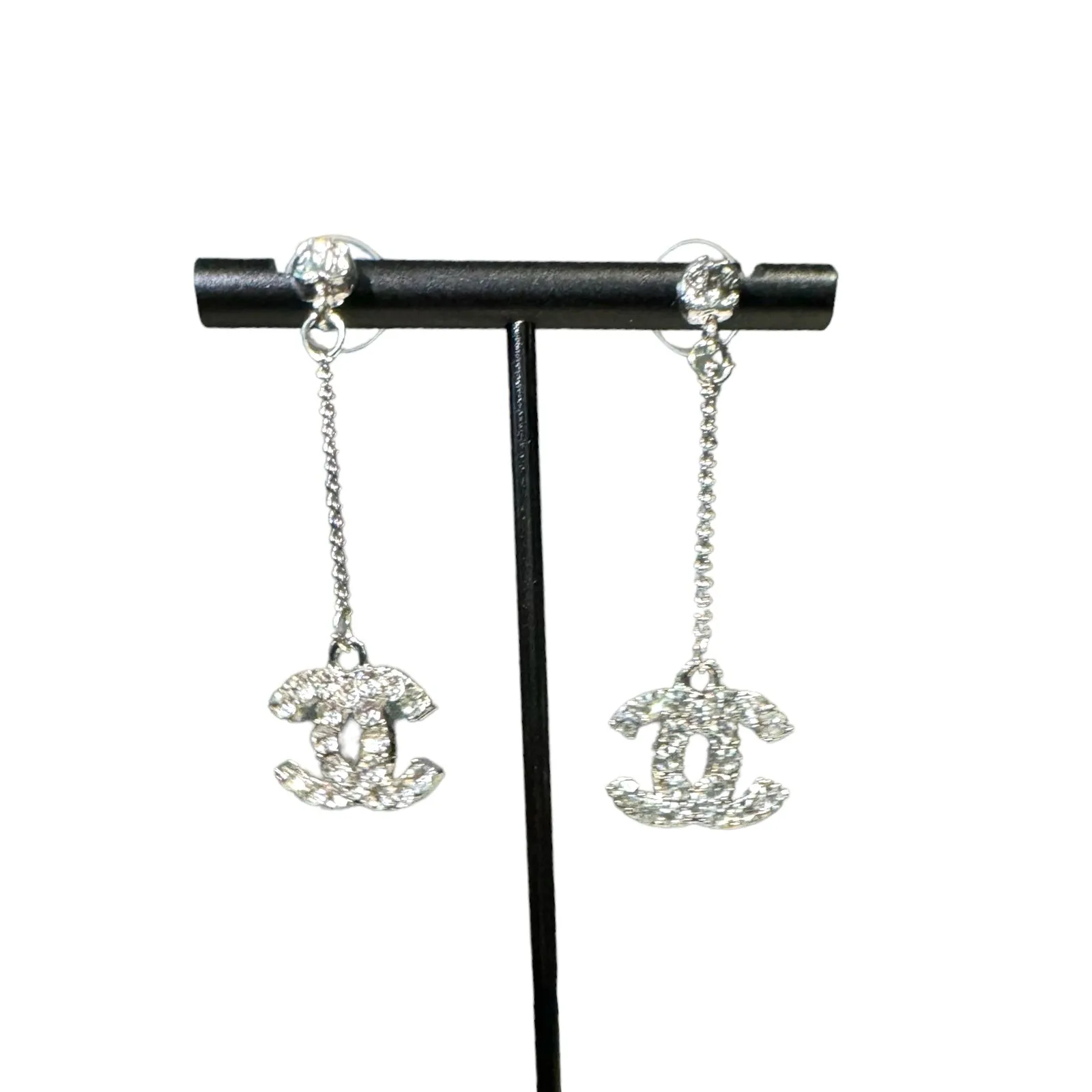 CC Inspo Dangle Rhinestone Earrings