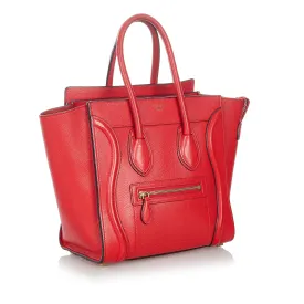 Celine Micro Luggage Leather Handbag (SHG-37633)