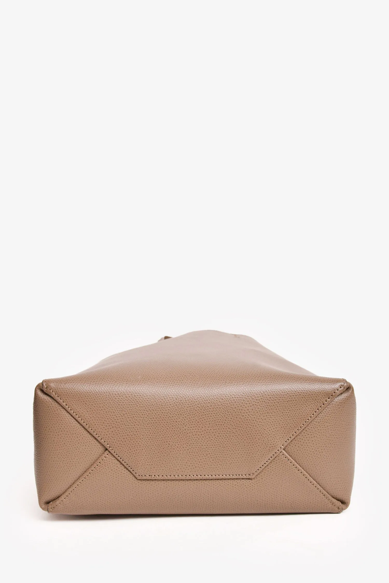 Celine Taupe Grained Calfskin Vertical Small 'Cabas' Tote