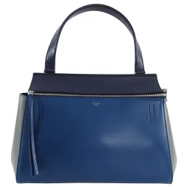 Celine Tricolor Blue Black Grey Small Edge Bag