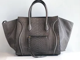 Céline Phantom Python Luggage Tote in Medium