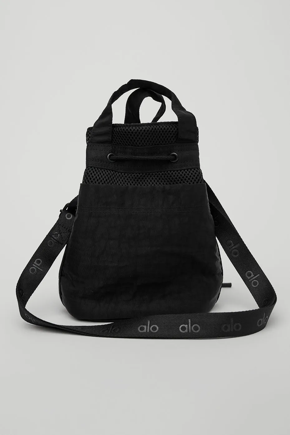 Cross Body Bucket Bag - Black