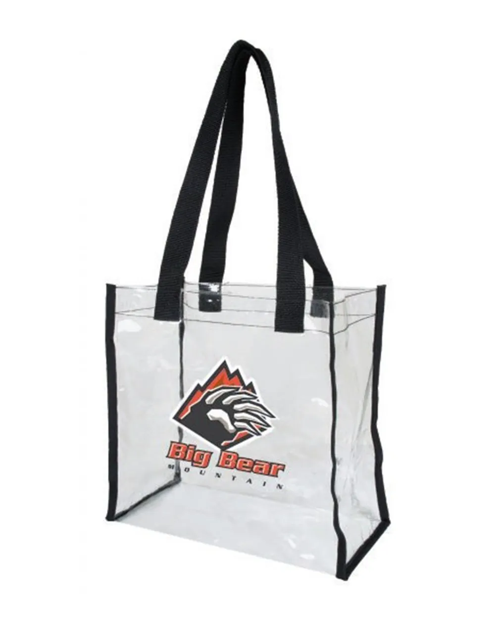 Custom Transparent Stadium Approved Clear Tote Bags - Clear Tote Bags With Your Logo - BS238