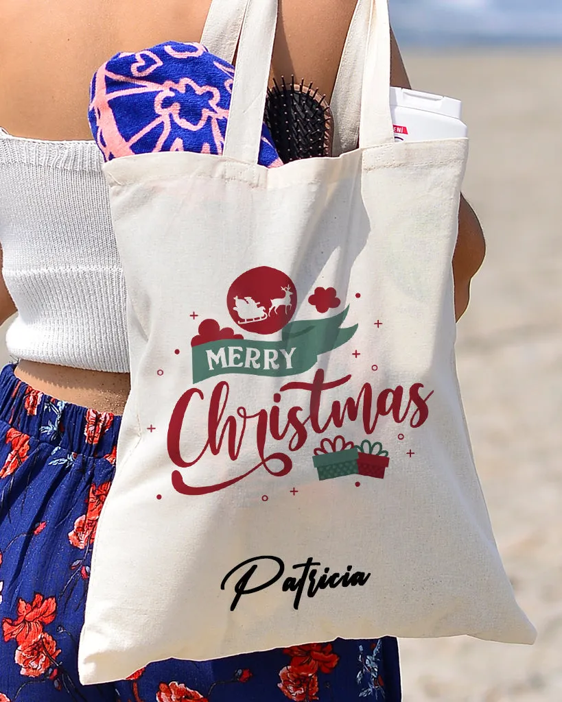 Cute Christmas Gift Tote Bag - Christmas Bags