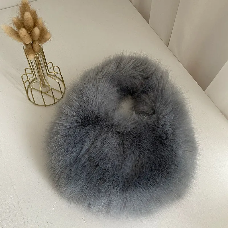 Fancy Fur Japan and South Korea Cute Hand Carry Fur Bag