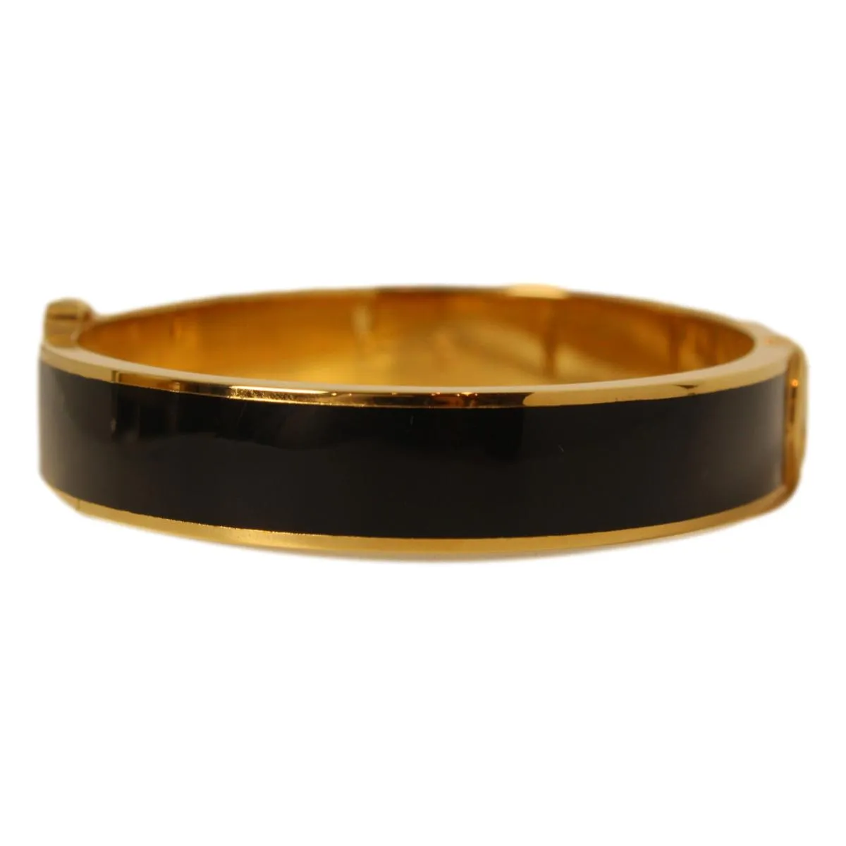 Fendi F is Fendi Brown Black Medium Cuff Bracelet 8AG793