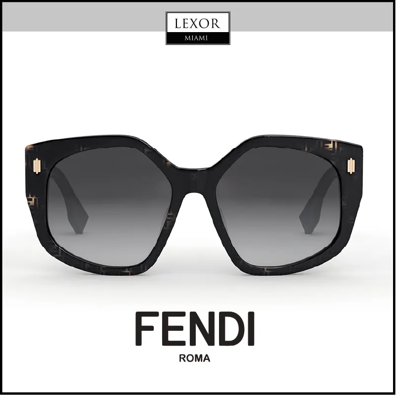 Fendi FE40017I 55B Woman Sunglasses