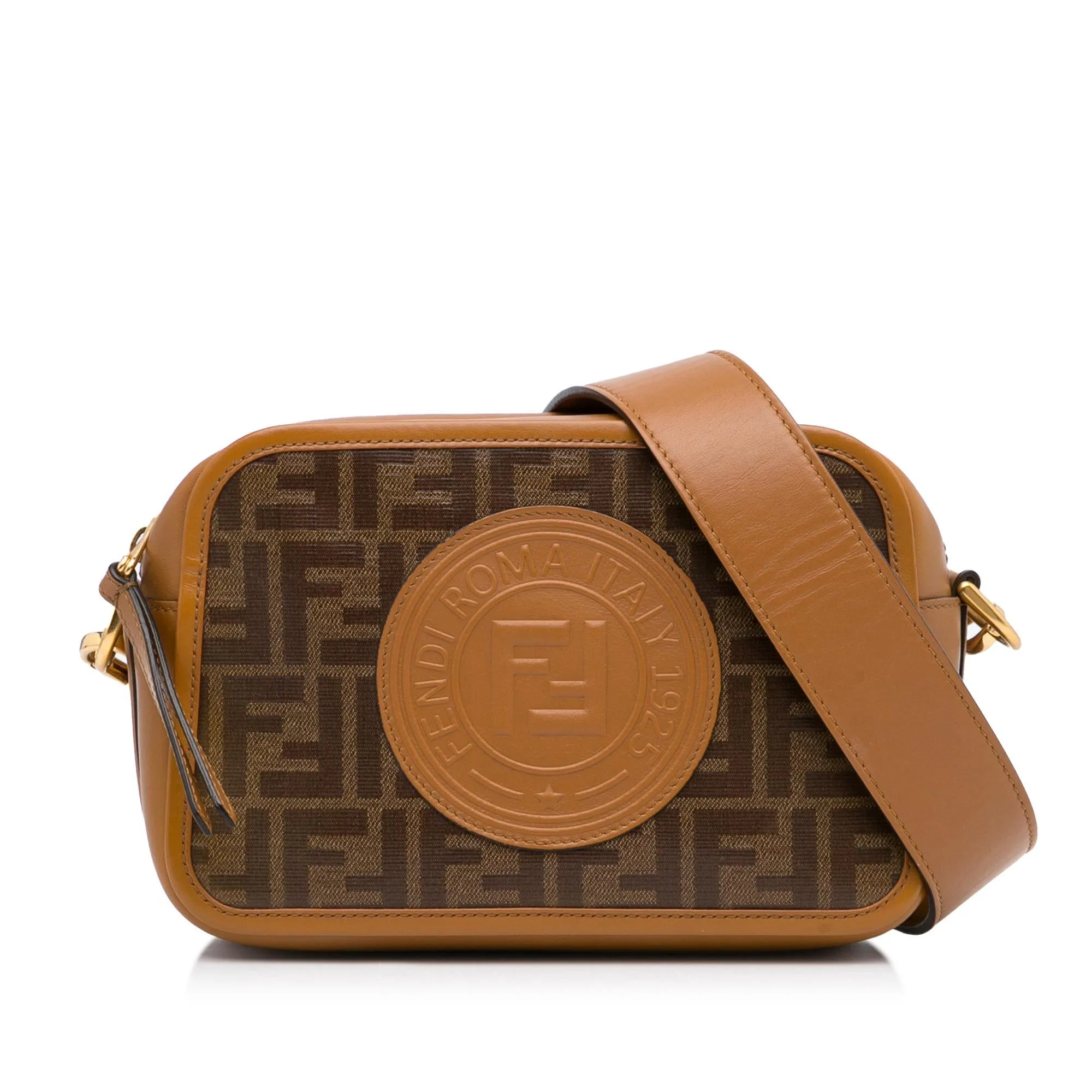 Fendi FF Logo Zucca Crossbody Bag (SHG-Ht5sKO)