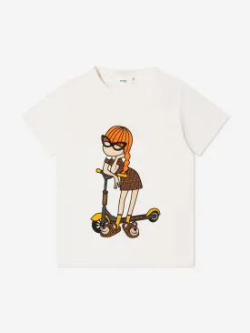 Fendi Girls Scooter Fashionista T-Shirt