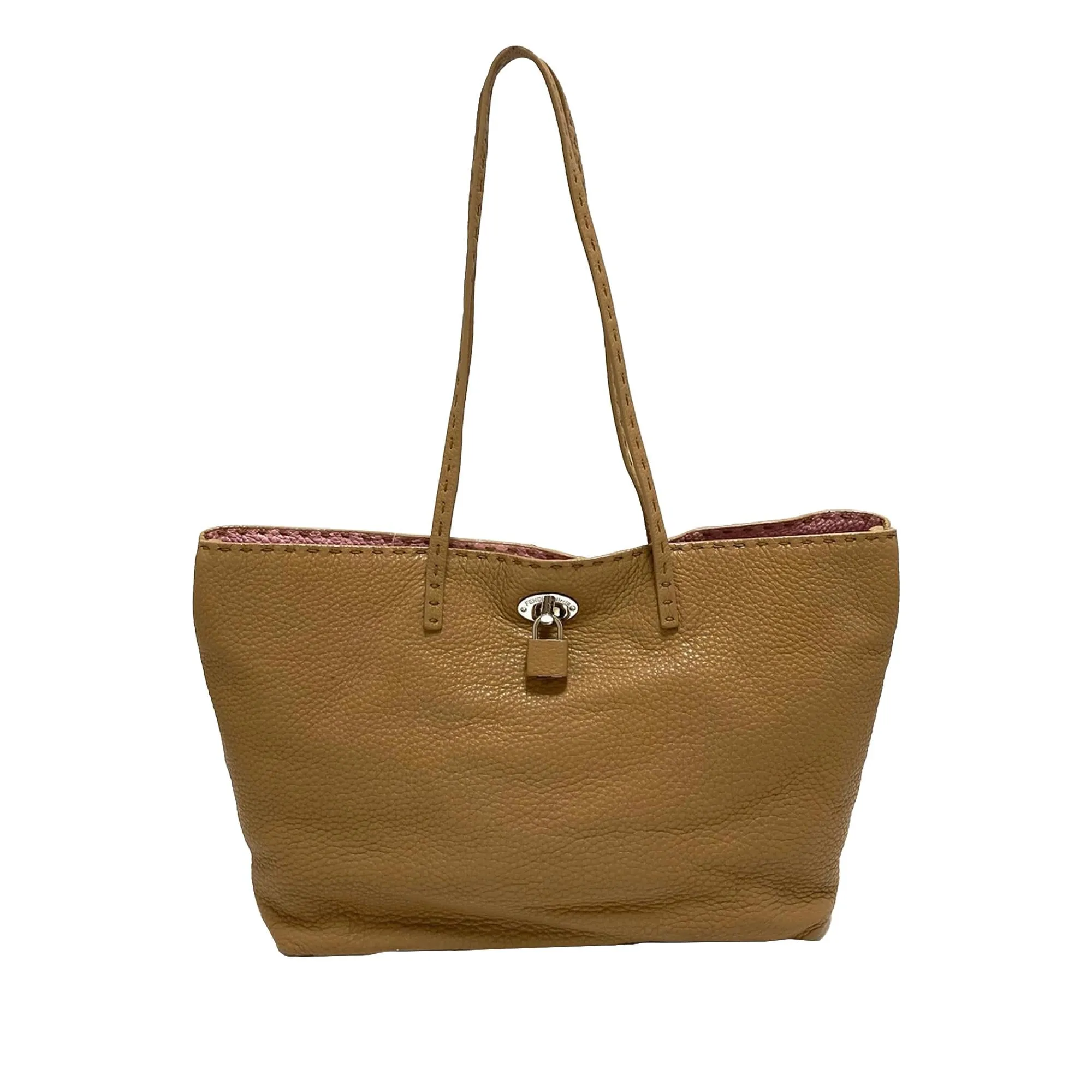 Fendi Selleria Carla Leather Tote Bag (SHG-37732)