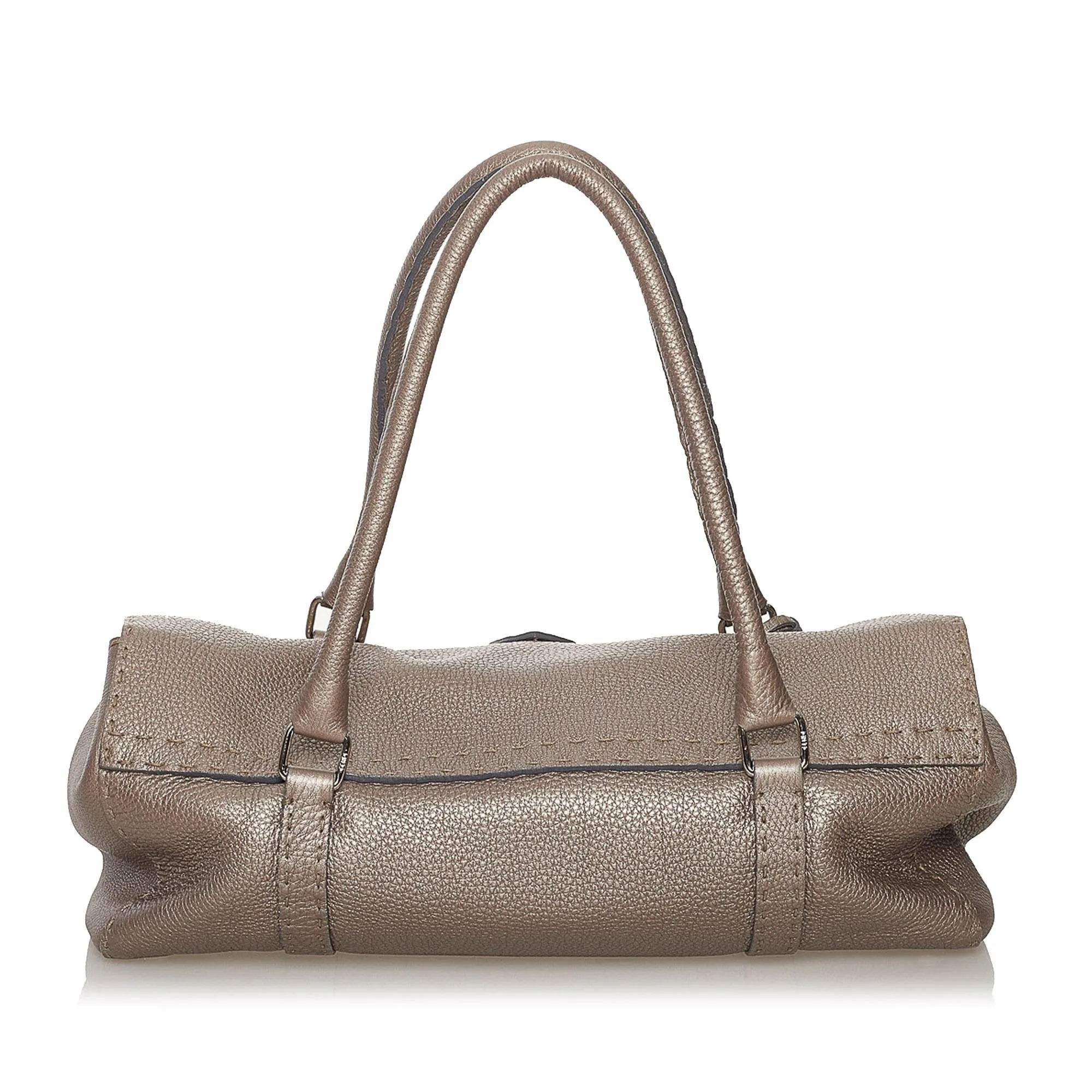 Fendi Selleria Linda Leather Handbag (SHG-33666)