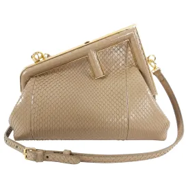 Fendi Small First Convertible Clutch / Shoulder Bag