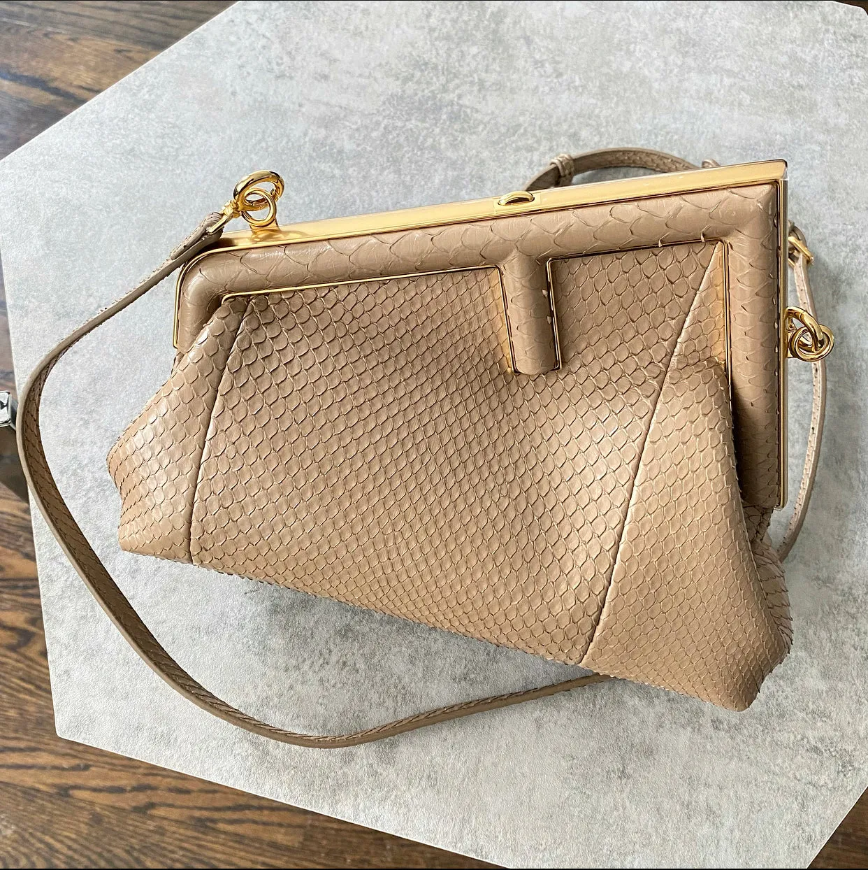 Fendi Small First Convertible Clutch / Shoulder Bag