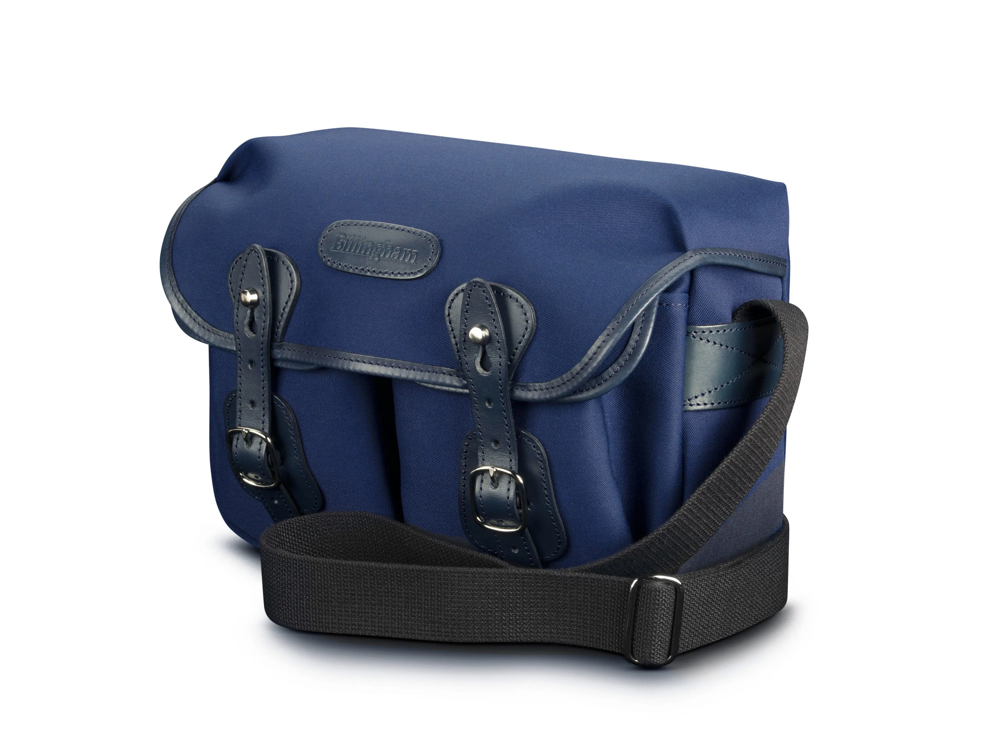 Hadley Small Camera Bag - Navy Canvas / Navy Leather