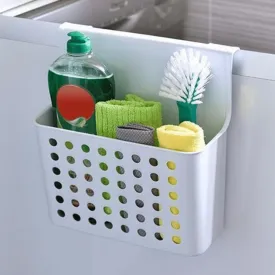 Hanging Organiser Storage Basket - White