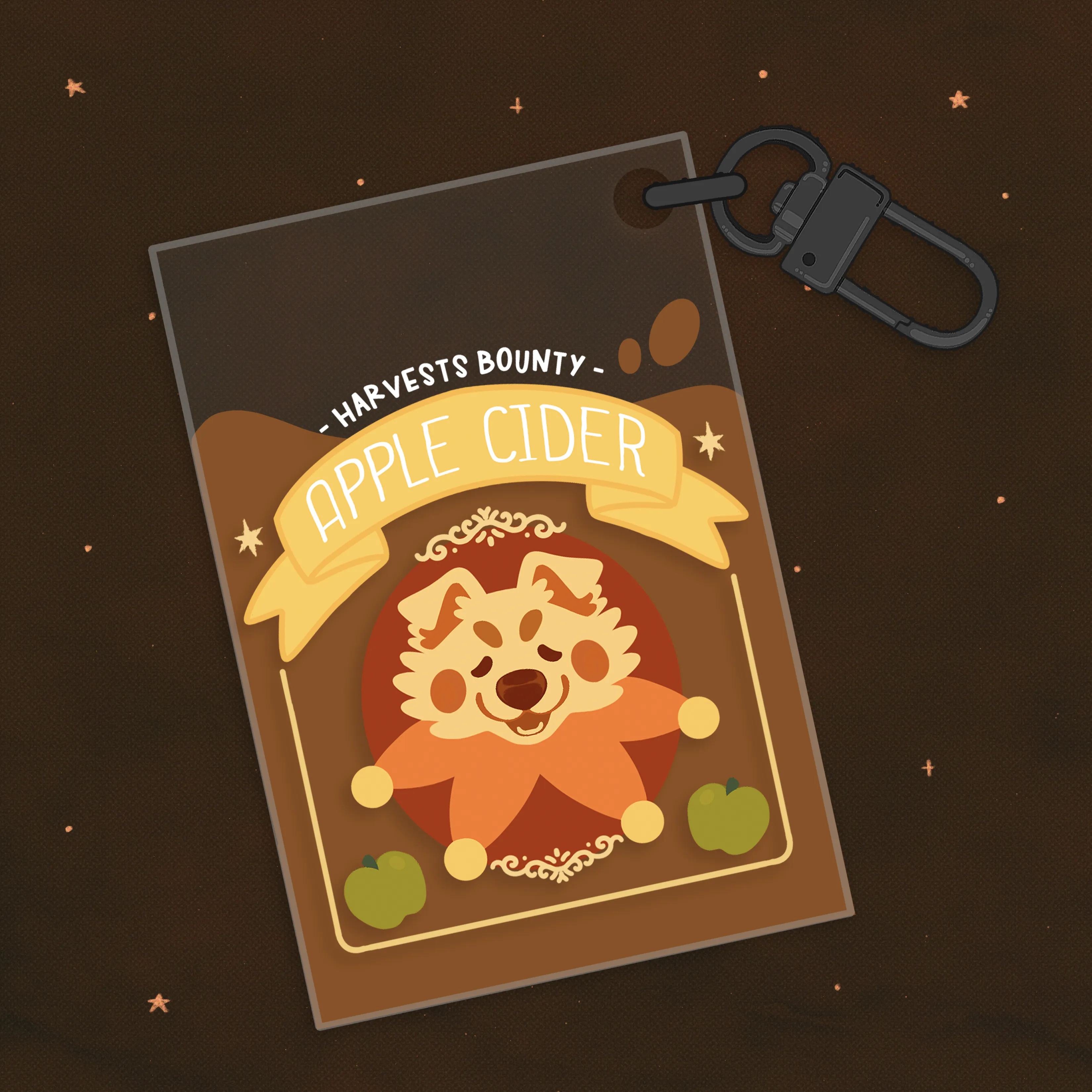 Harvest's Bounty Liquid Keychain