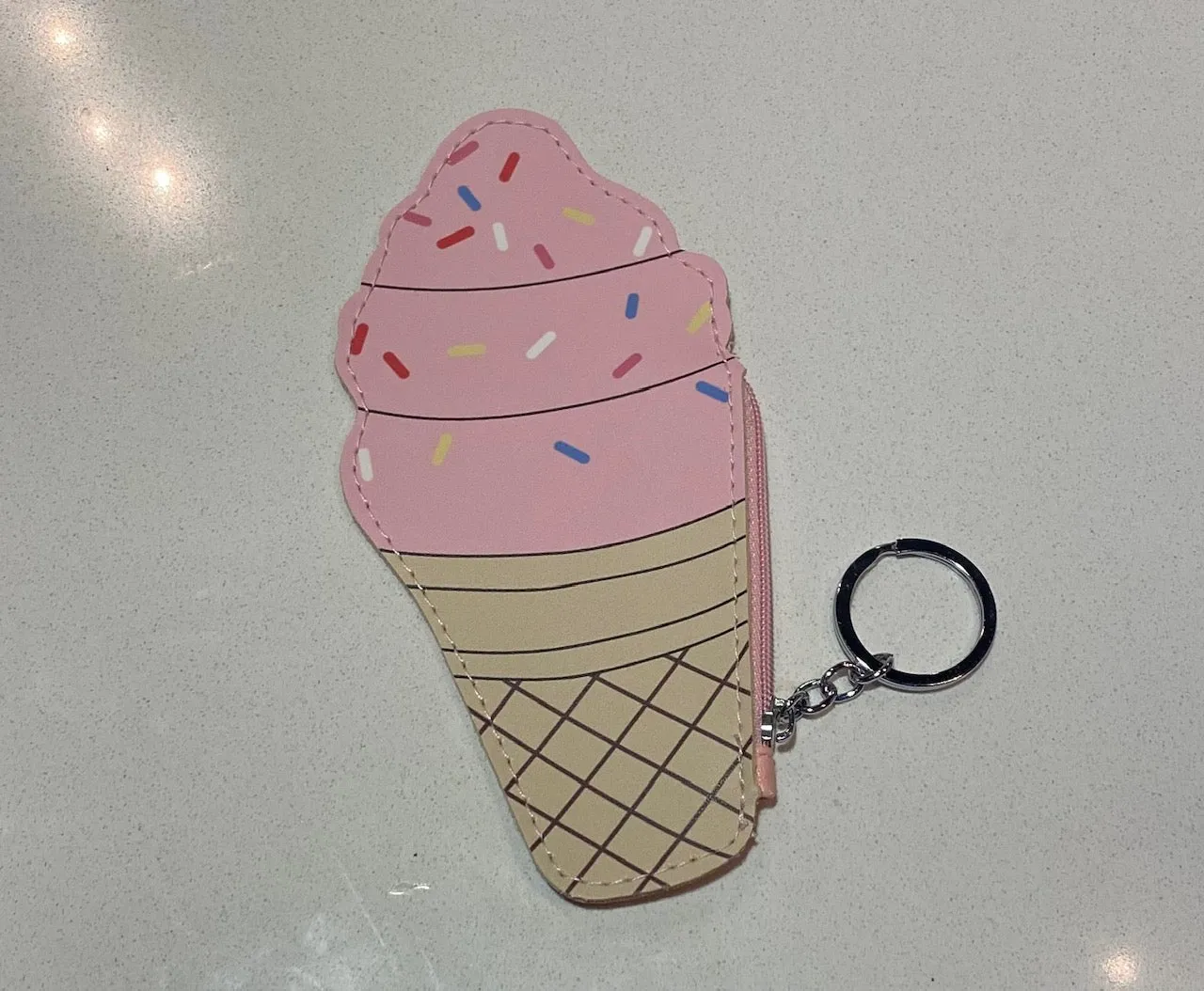 Ice Cream Coin Purse Keychains