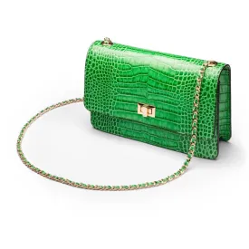 Julia Bag - Emerald Croc