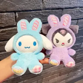 Kuromi Bunny Plush Keychain