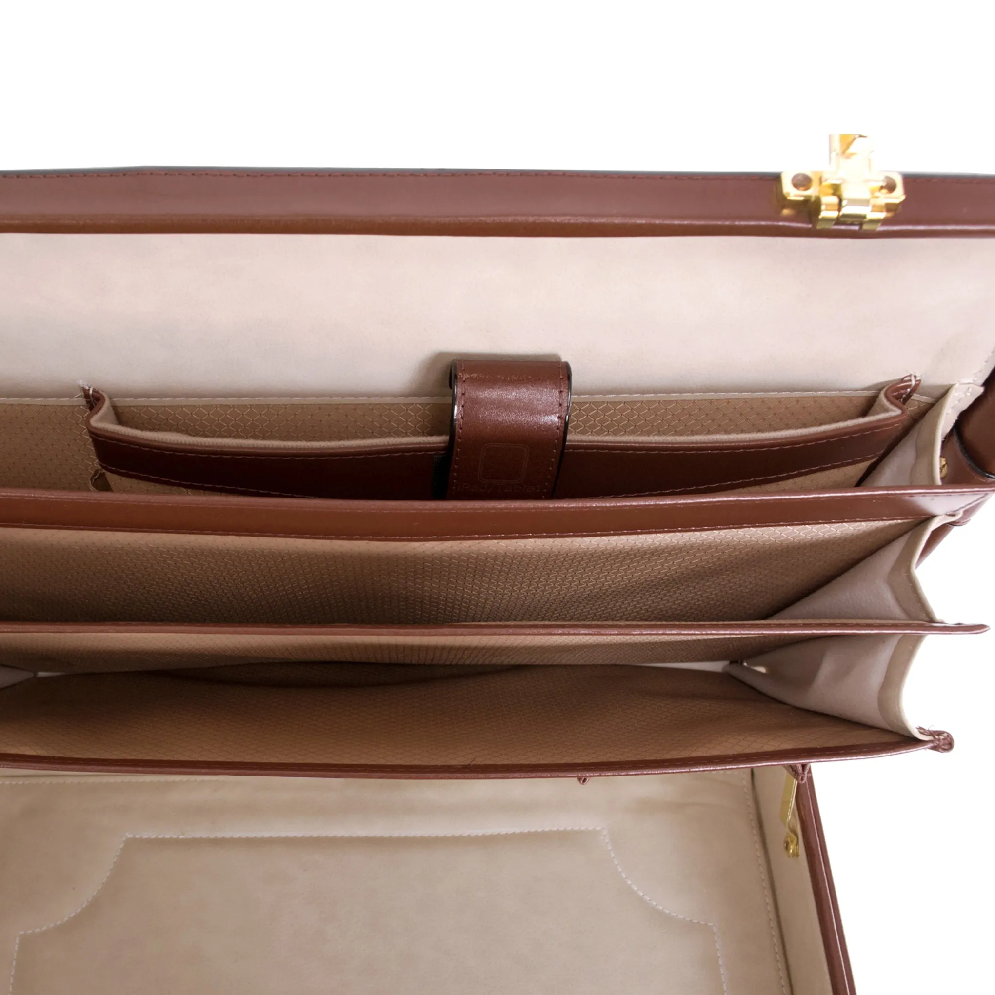 LAWSON | 4.25” Leather Attaché Briefcase