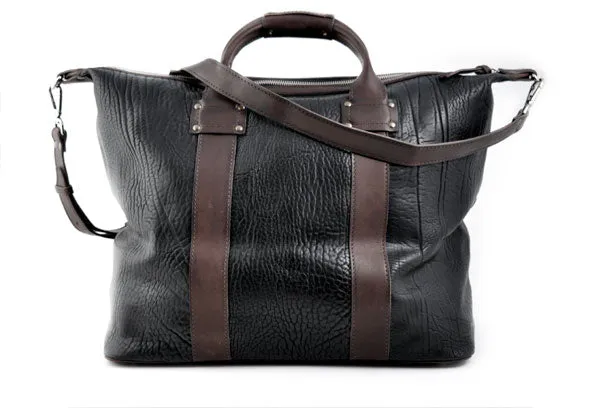 Leather Duffel - Big Horn Weekender - Onyx/Walnut