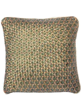 Linda Woven  Leather cushion cover