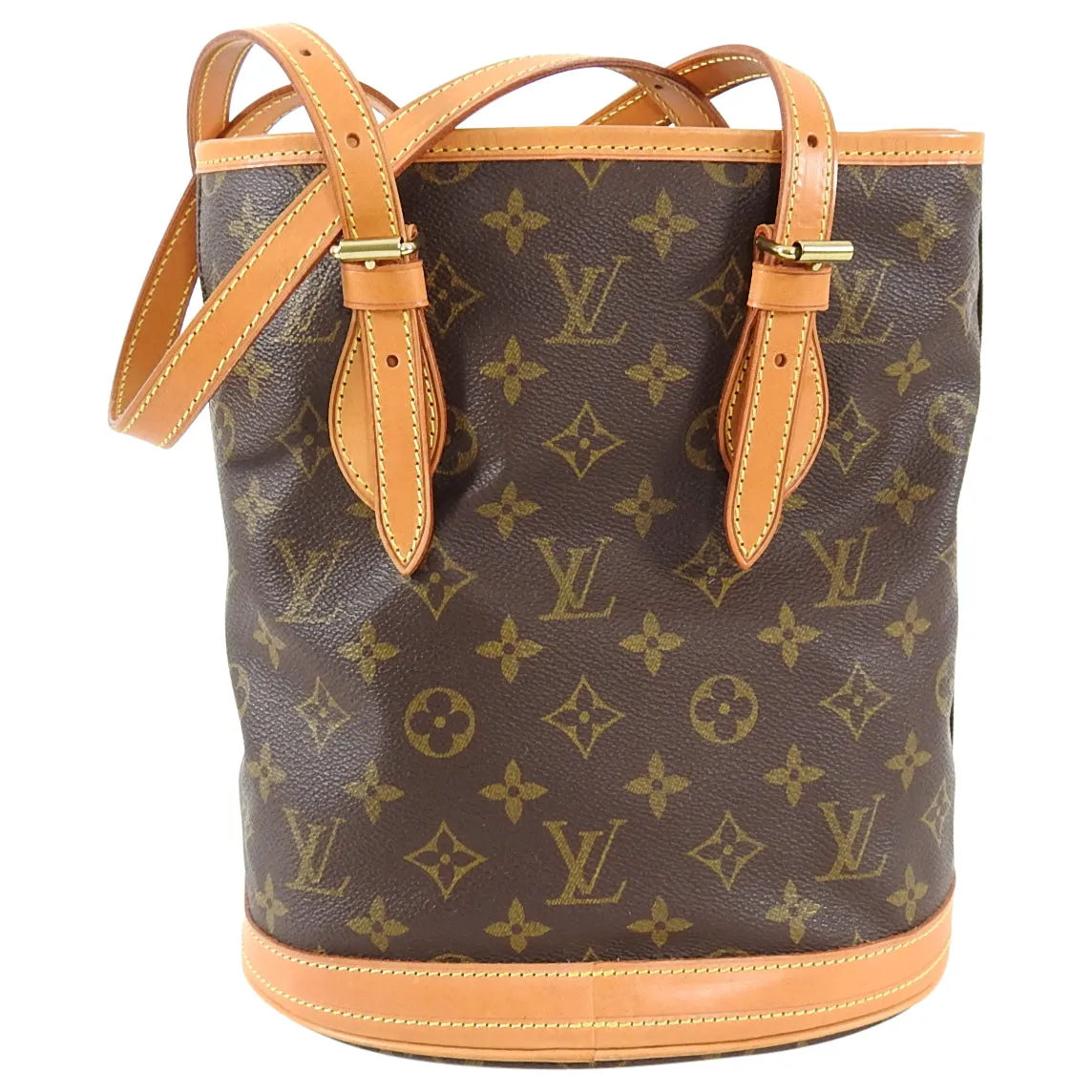 Louis Vuitton Vintage 1995 Monogram Petit Bucket PM Bag