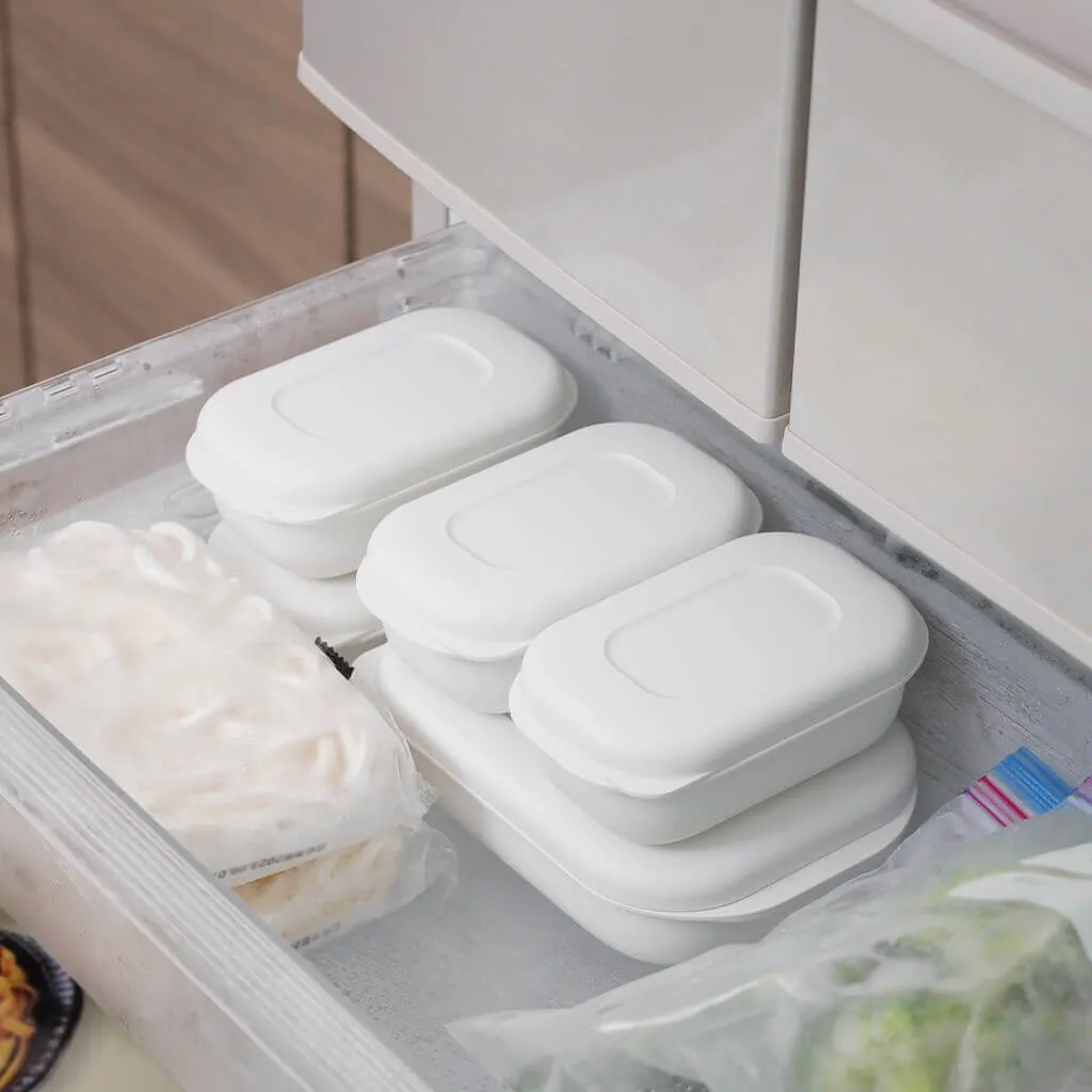 【MARNA】Rice Container for Freezer 2 pcs -冷凍ごはん容器 2個入り- Small size