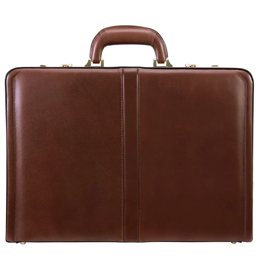 McKlein Leather Attaché Briefcase - Reagan 3.5"