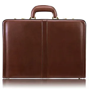 McKlein Leather Attaché Briefcase - Reagan 3.5"